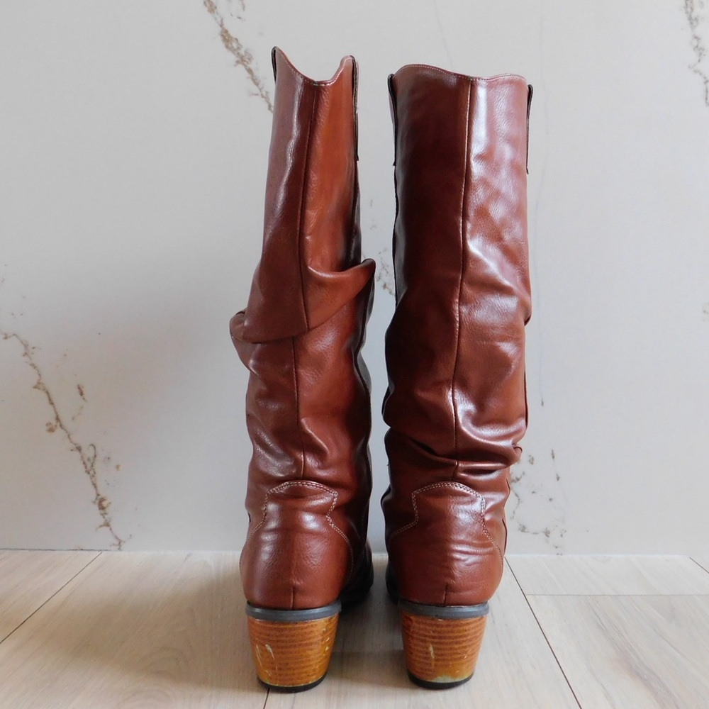 Muk Luks Chestnut Over the Knee Boots - Picture 15 of 15